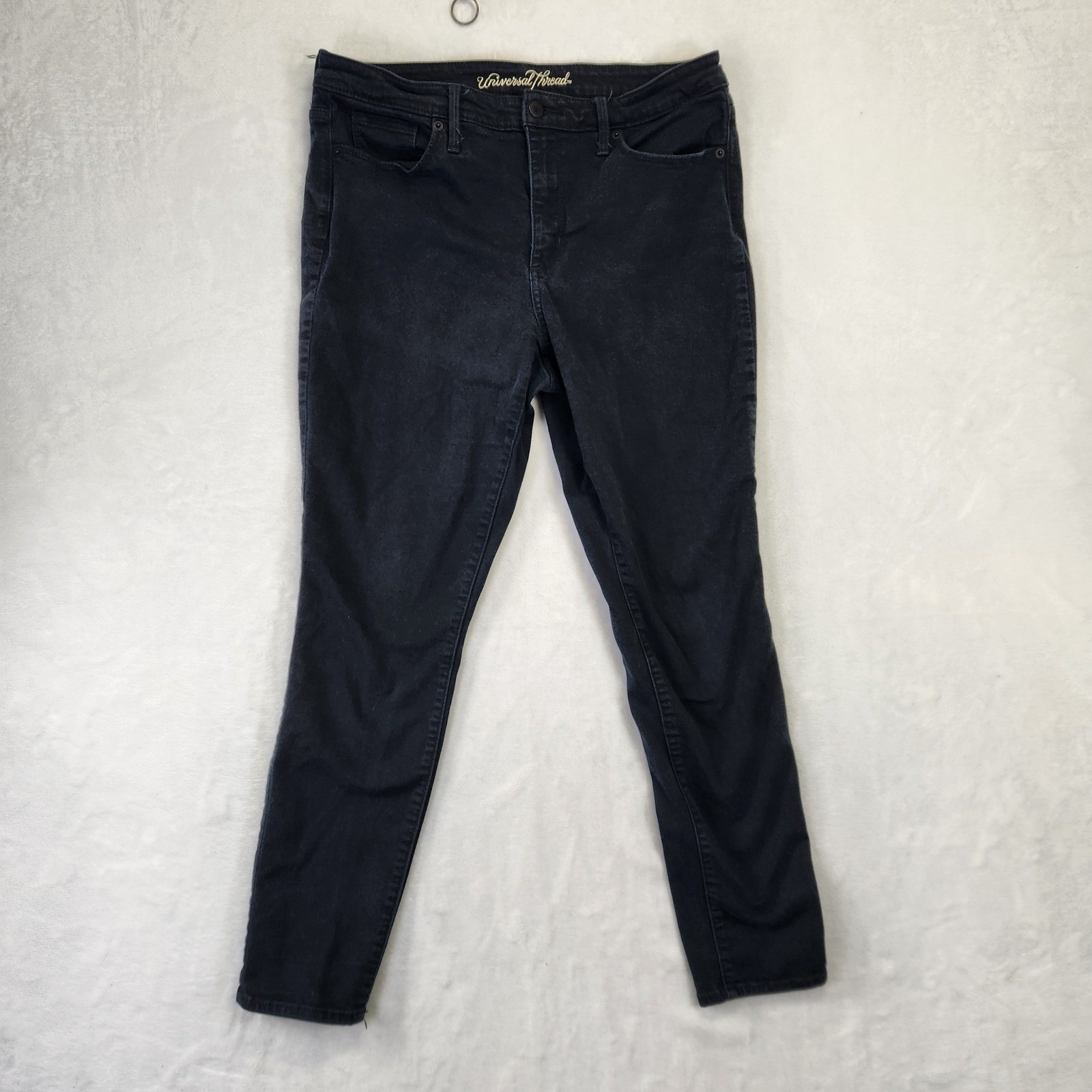 Universal Thread Women's High Rise Skinny Jeans Dark Wash Size 12 31r
